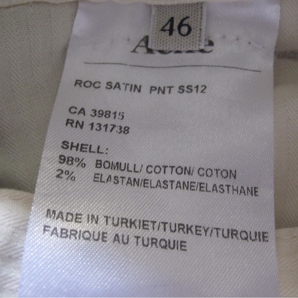 Camber and Grace slim leg, black and white checked pants. Size small. - Picture 8 of 15